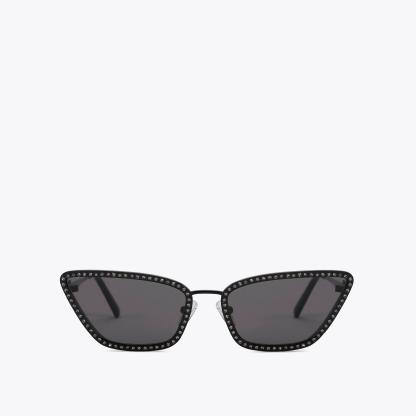 Kurt Geiger London Small Shoreditch Cat Eye Sunglasses - Black
