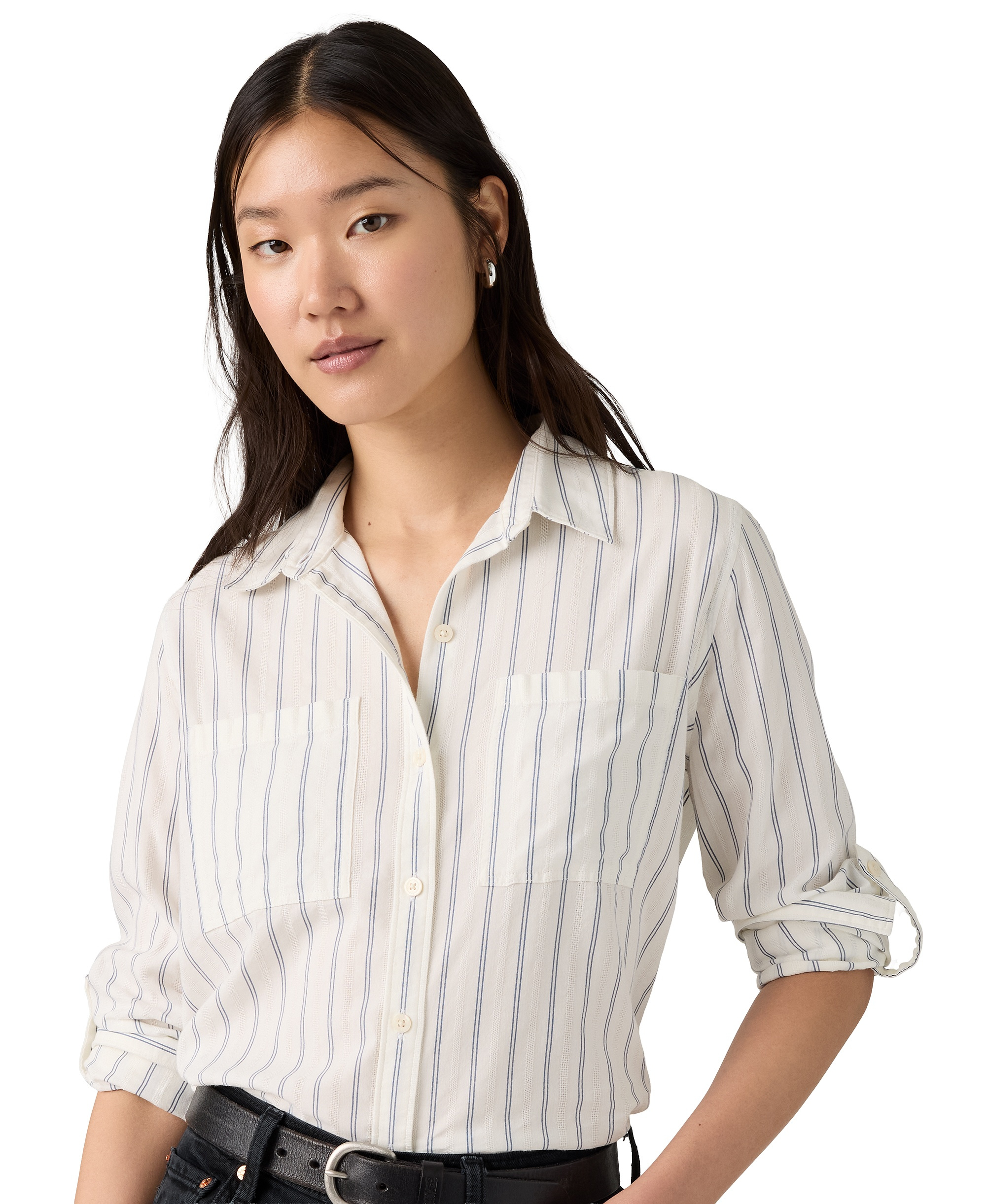 Levi's Women's Utility Long-Sleeve Denim Shirt - Texture St