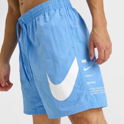 Men's Nike Swim Breaker 7-Inch Lined Volley Shorts - University Blue