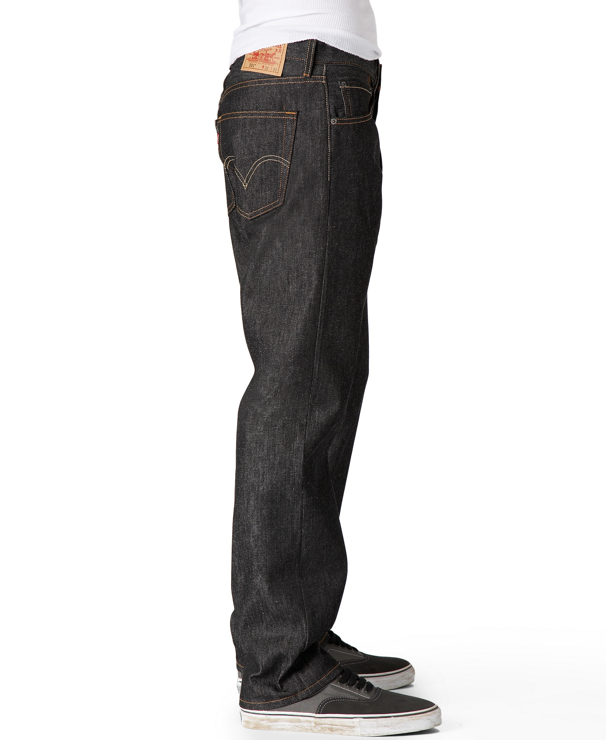 Levi's Men's Big & Tall 501® Original Shrink to Fit Jeans - Black Rigid