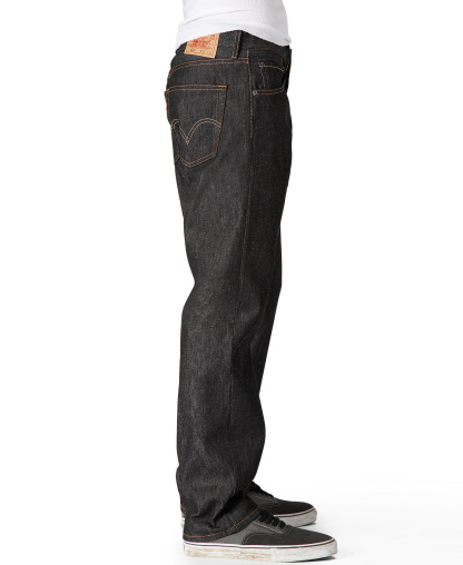 Levi's Men's Big & Tall 501® Original Shrink to Fit Jeans - Black Rigid