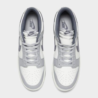 Nithtke Dunk Low Retro Premium SE Corduroy Casual Shoes (Men's Sizing) - White/Light Carbon/Platinum Tint - Top view
