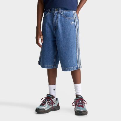Big Kids' adidas Originals Denim Shorts - Antique Wash Denim - view 1