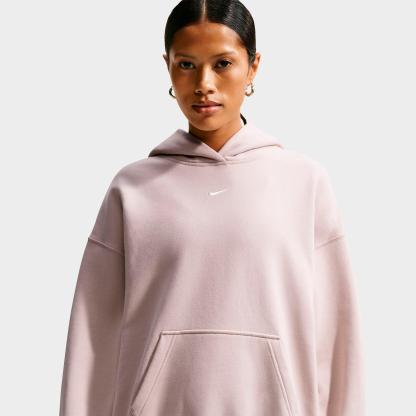 Women's Nithtke Studio Fleece Medium-Weight Camo Oversized Pullover Hoodie - Cream II/Sail
