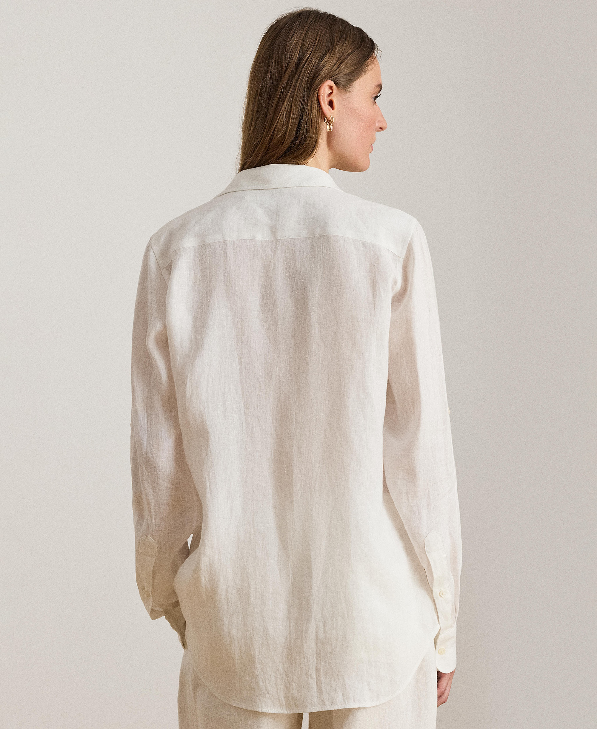 Lauren Ralph Lauren Women's Linen Shirt - White