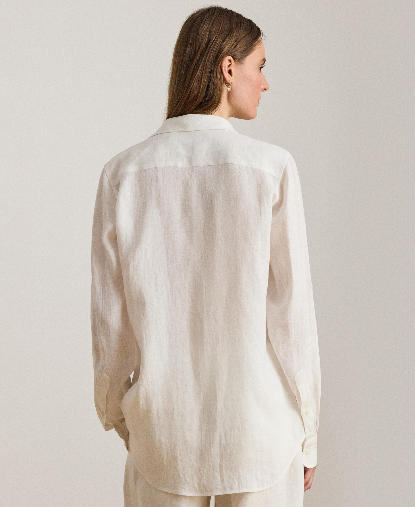 Lauren Ralph Lauren Women's Linen Shirt - White