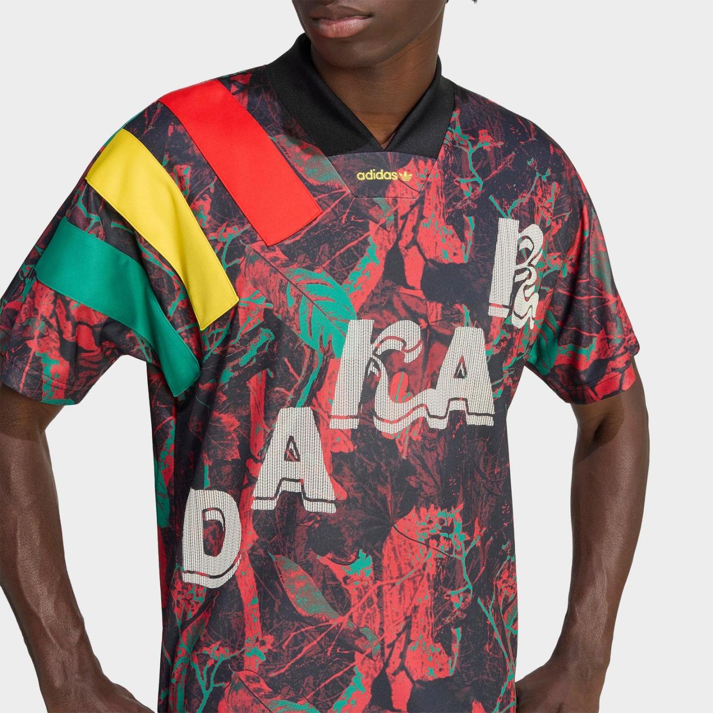Men's adidas Originals Senegal Graphic Soccer Jersey - Bold Green/Eqt Yellow/Red - view 4