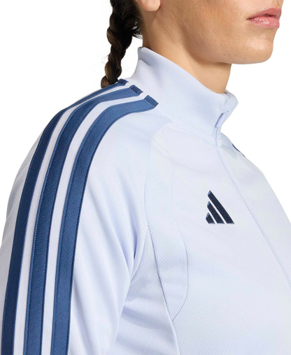 adidas Women's Tiro 26 Quarter-Zip Jacket - Aero Blue/night Marine