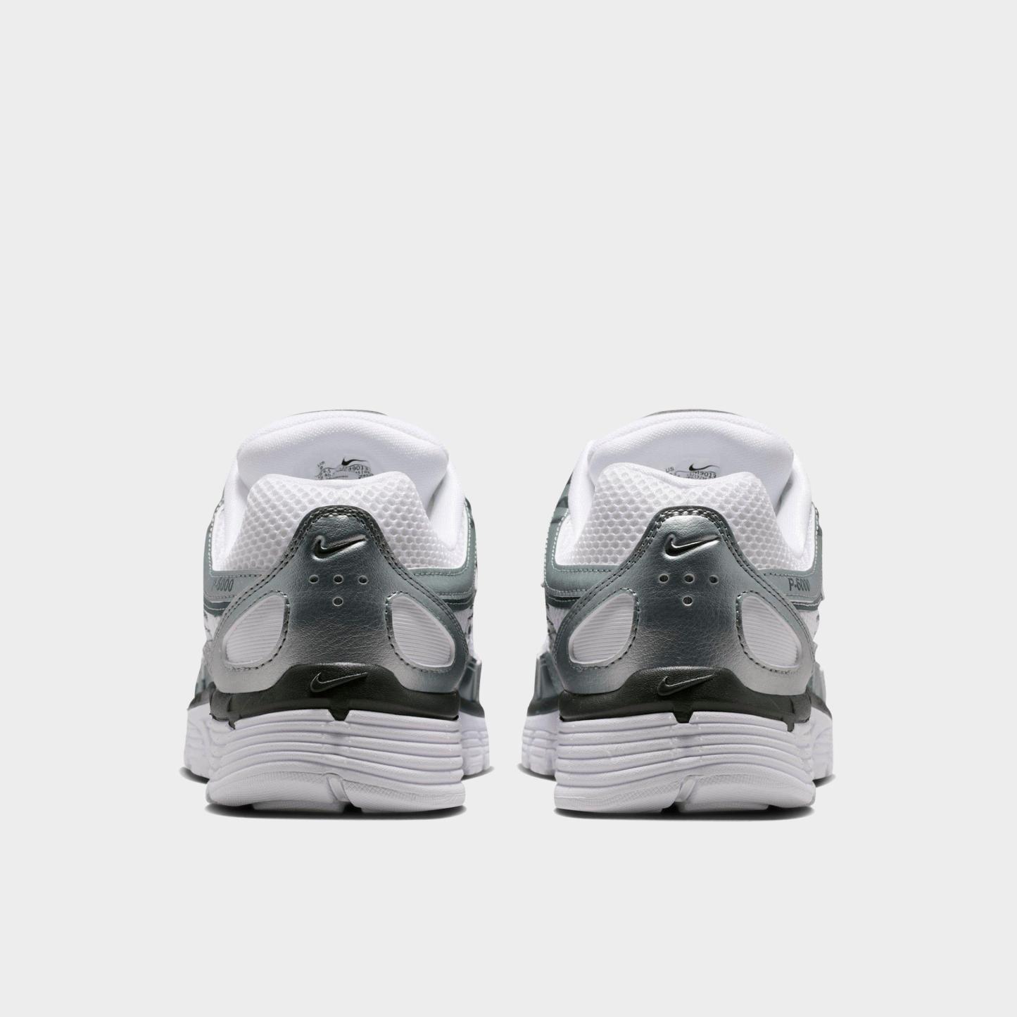 Women's Nithtke P-6000 Casual Shoes - Part 1 - White/Mica Green/Camo Green/White - Back view