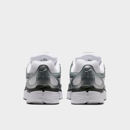 Women's Nithtke P-6000 Casual Shoes - Part 1 - White/Mica Green/Camo Green/White - Back view