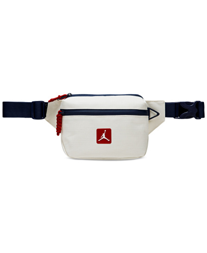 Jordan Unisex Cordura Crossbody Logo Bag - Sail