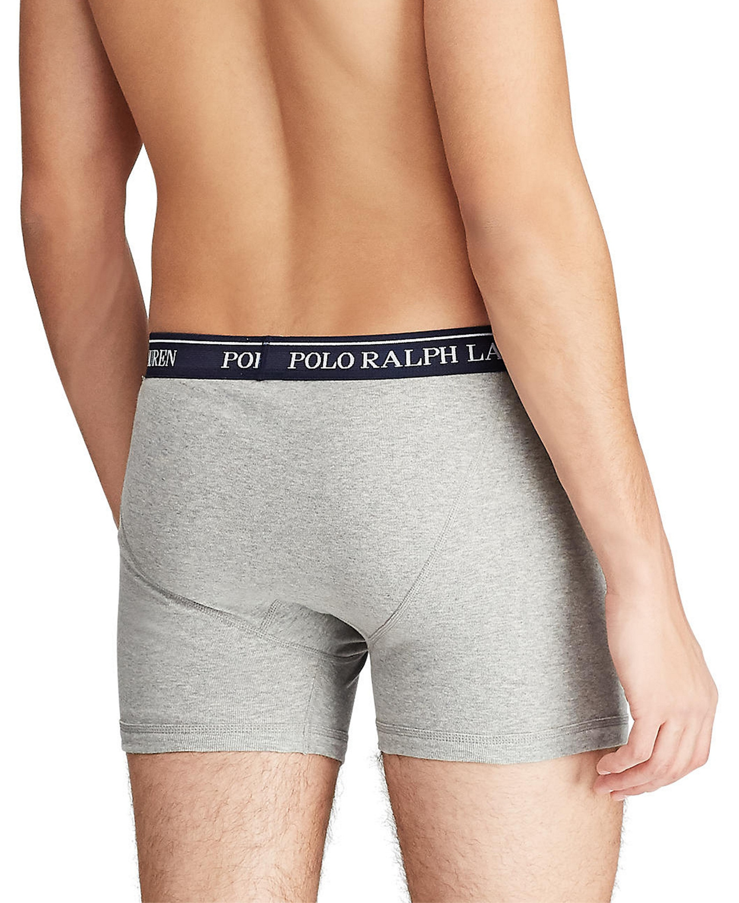 Polo Ralph Lauren Men's 5-Pack Classic Cotton Boxer Briefs - Andover / Aerial Blue / Rugby Royal / Red / Cruise Navy