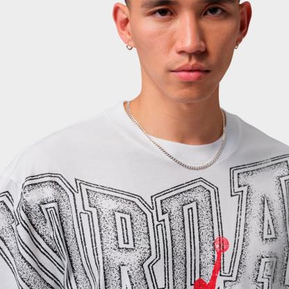 Men's Jordan Stretch Graphic T-Shirt - White - view 4