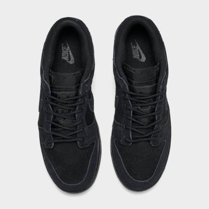 Men's Nithtke Dunk Low Retro SE Casual Shoes - Black/Black/Black - Top view