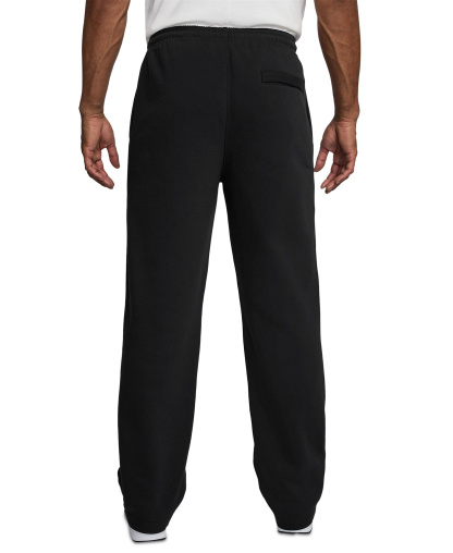 Nike Club Men's Brushed Fleece Open Hem Pants - Black