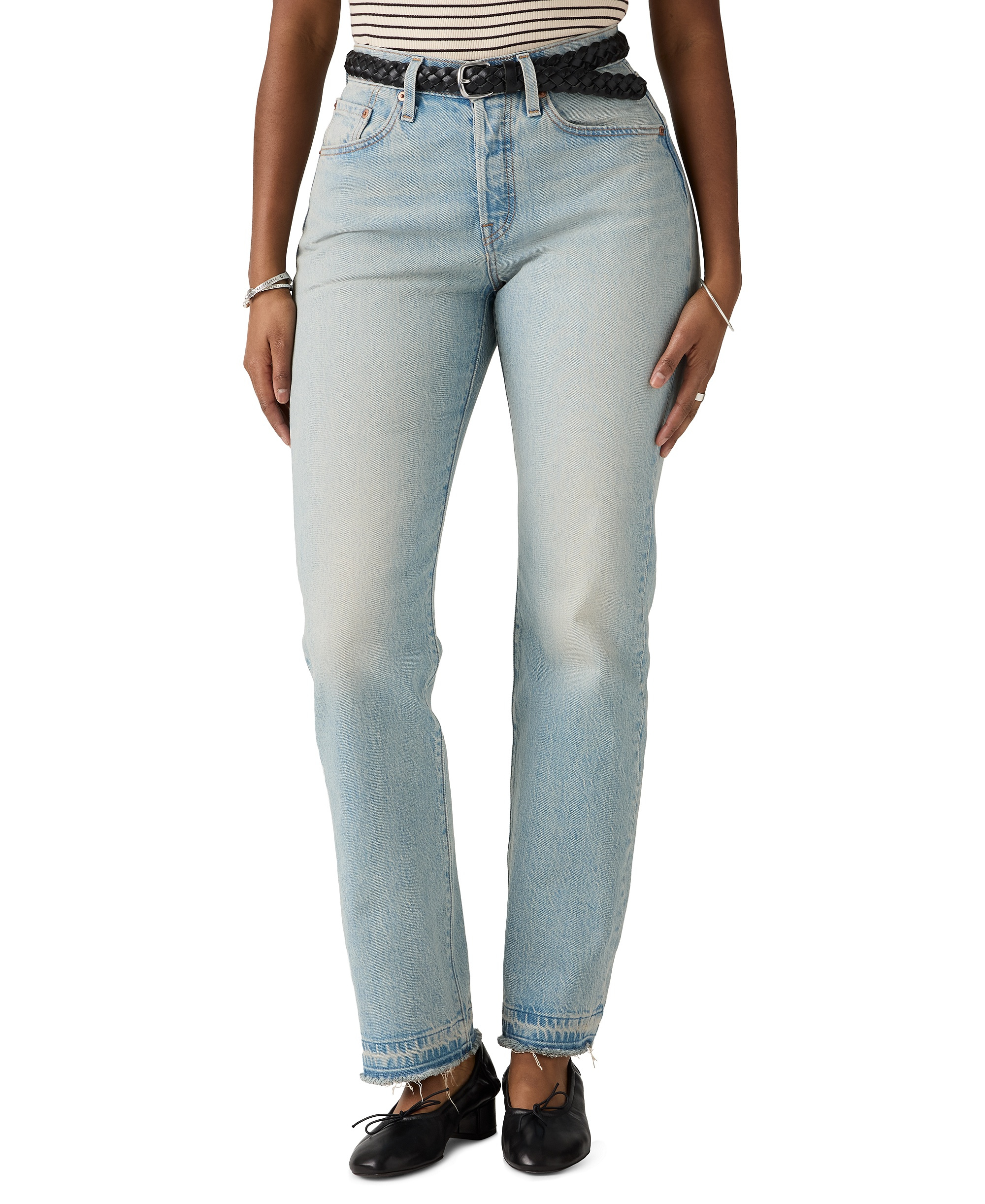 Levi's Women's 501 Curve High-Rise Straight-Leg Jeans - Yours And Mine