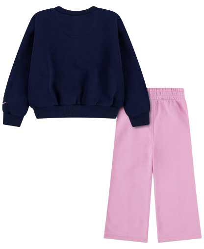 Nike Toddler Girls' 2T-4T Retro Remix Graphic Top and Pants, 2-Piece Set - Pink Rise