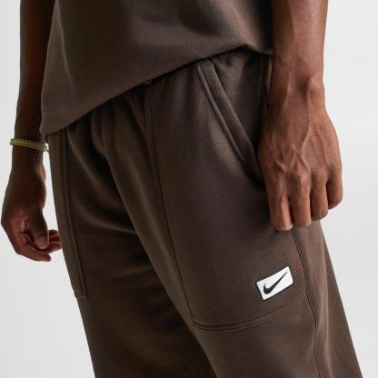 Men's Nithtke Sportswear Swoosh Box Fleece Sweatpants - Baroque Brown/Sail