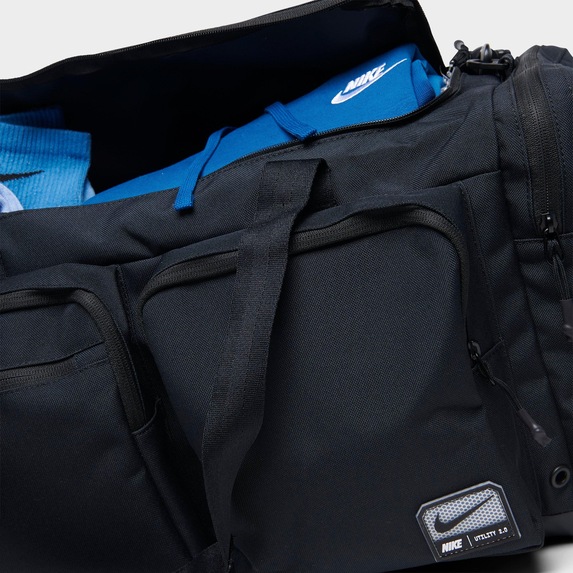 Nithtke Utility Power 2.0 Duffel Bag (Medium, 51L) - Black/Black/White