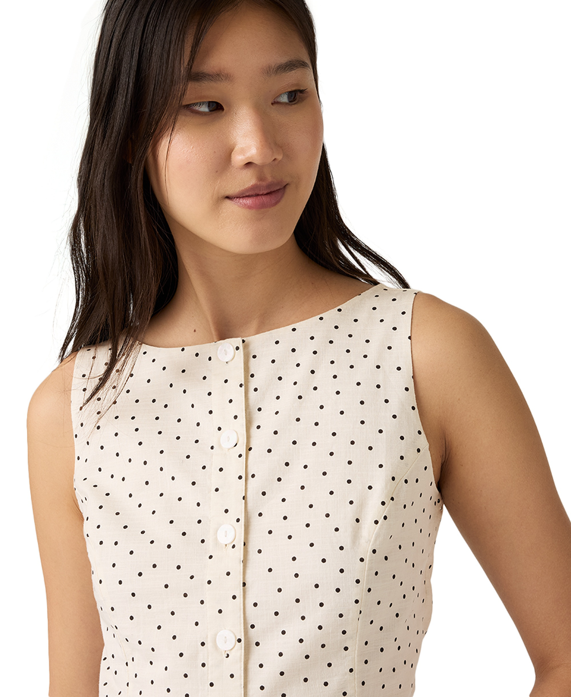 Levi's Women's Pippa Sleeveless Top - Inga Dot Egret
