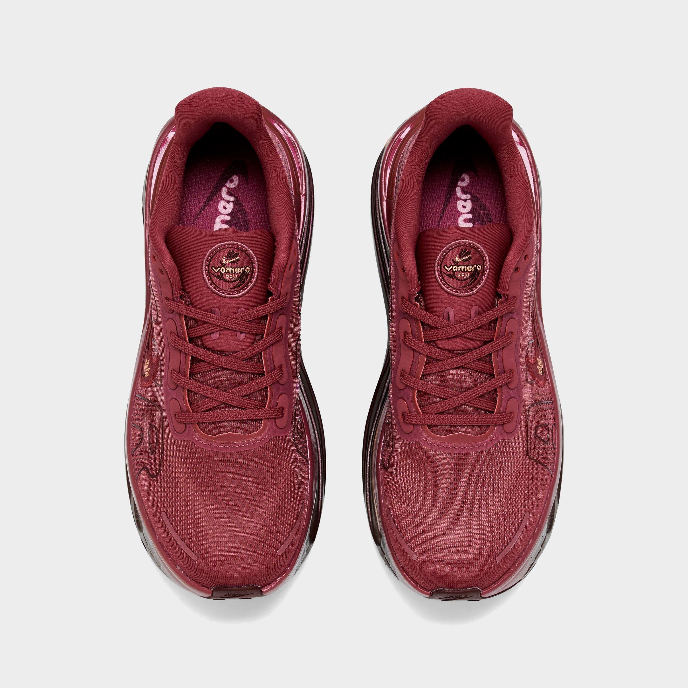 Women's Nithtke Vomero Premium Running Shoes - Pink Smoke/Metallic Red - Top view