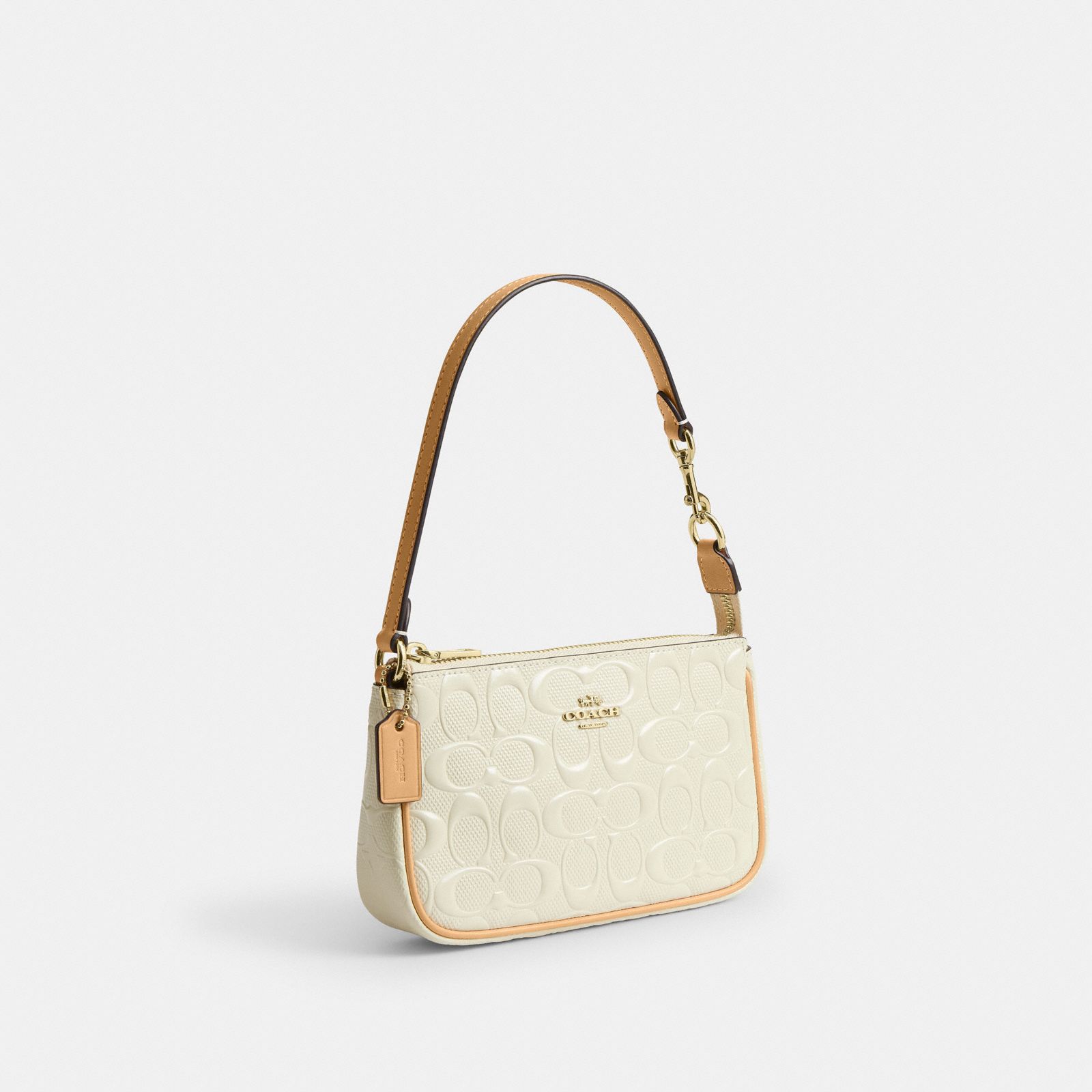 Nolita 19 In Signature Leather With Charms - Gold/Light Lemon - view 6