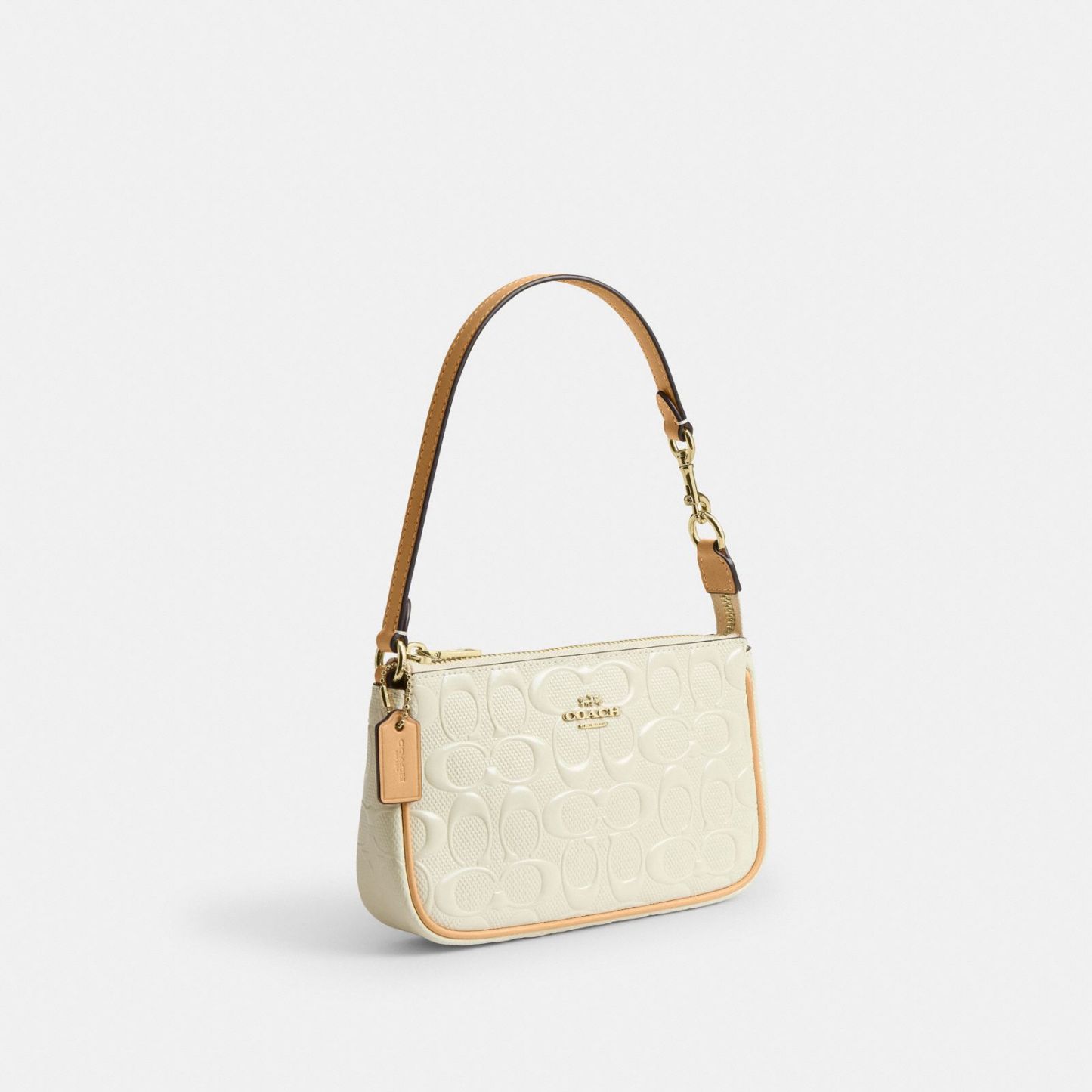 Nolita 19 In Signature Leather With Charms - Gold/Light Lemon - view 6