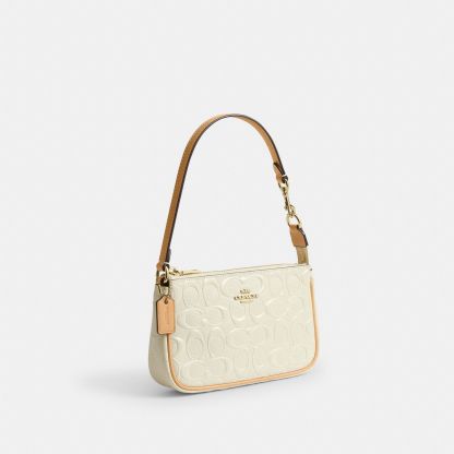Nolita 19 In Signature Leather With Charms - Gold/Light Lemon - view 6