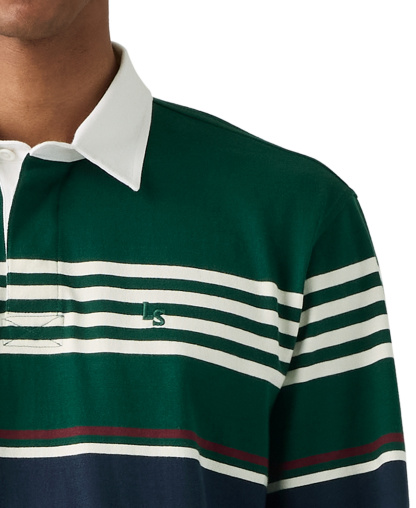 Levi's Men's Union Rugby Long-Sleeve Polo Shirt - Ponderosa