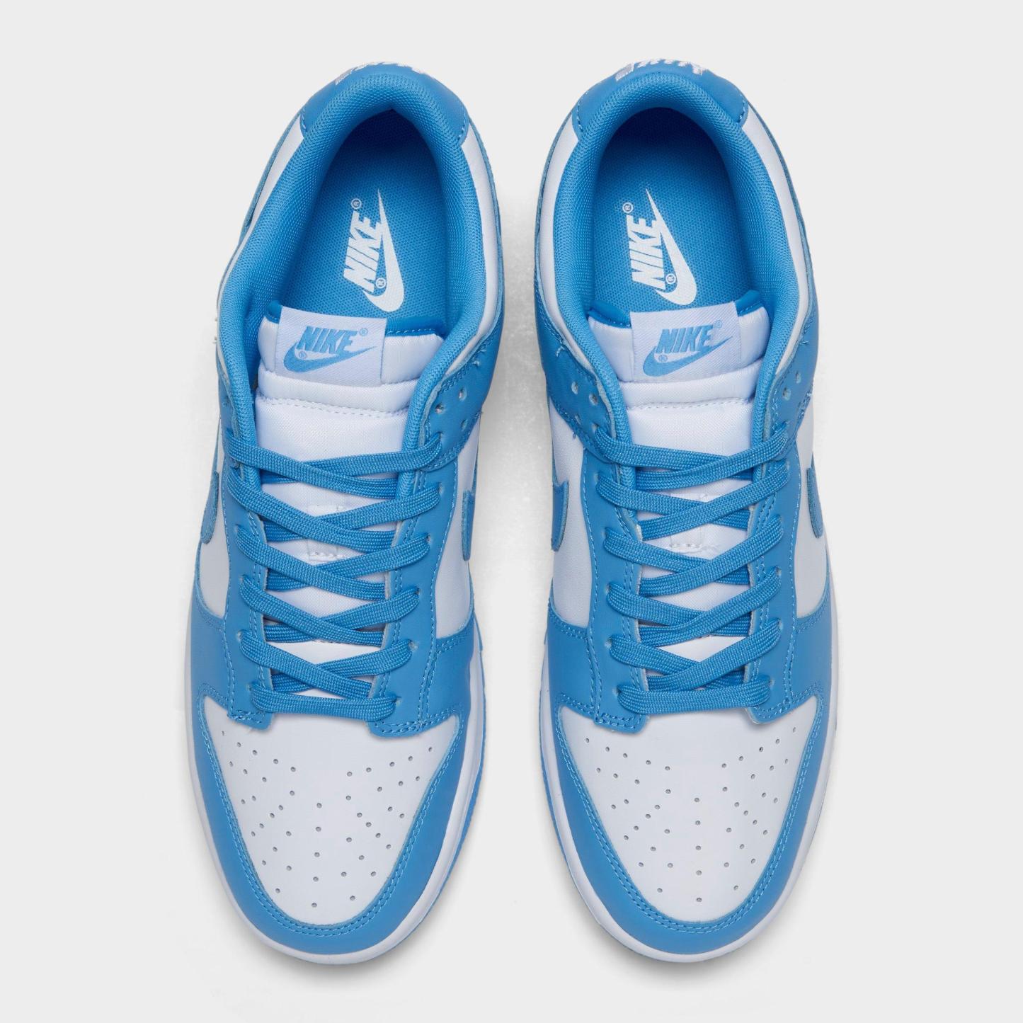 Men's Nithtke Dunk Low Retro Casual Shoes - Part 3 - White/University Blue/White - Top view