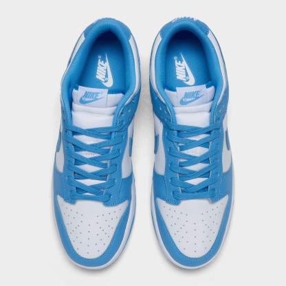 Men's Nithtke Dunk Low Retro Casual Shoes - Part 3 - White/University Blue/White - Top view
