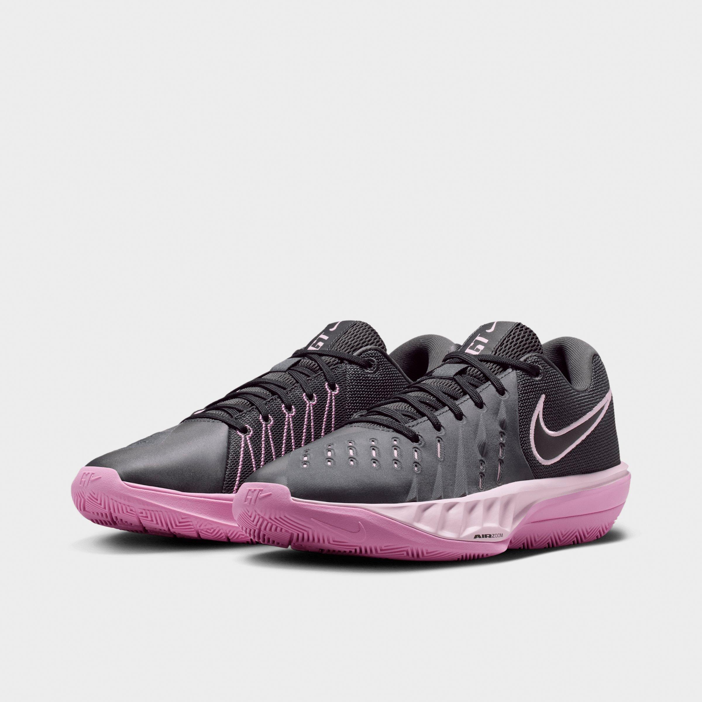 Men's Nithtke G.T. Cut Academy 2 Basketball Shoes - Anthracite/Pink Foam/Light Magenta/Black - Both shoes facing left