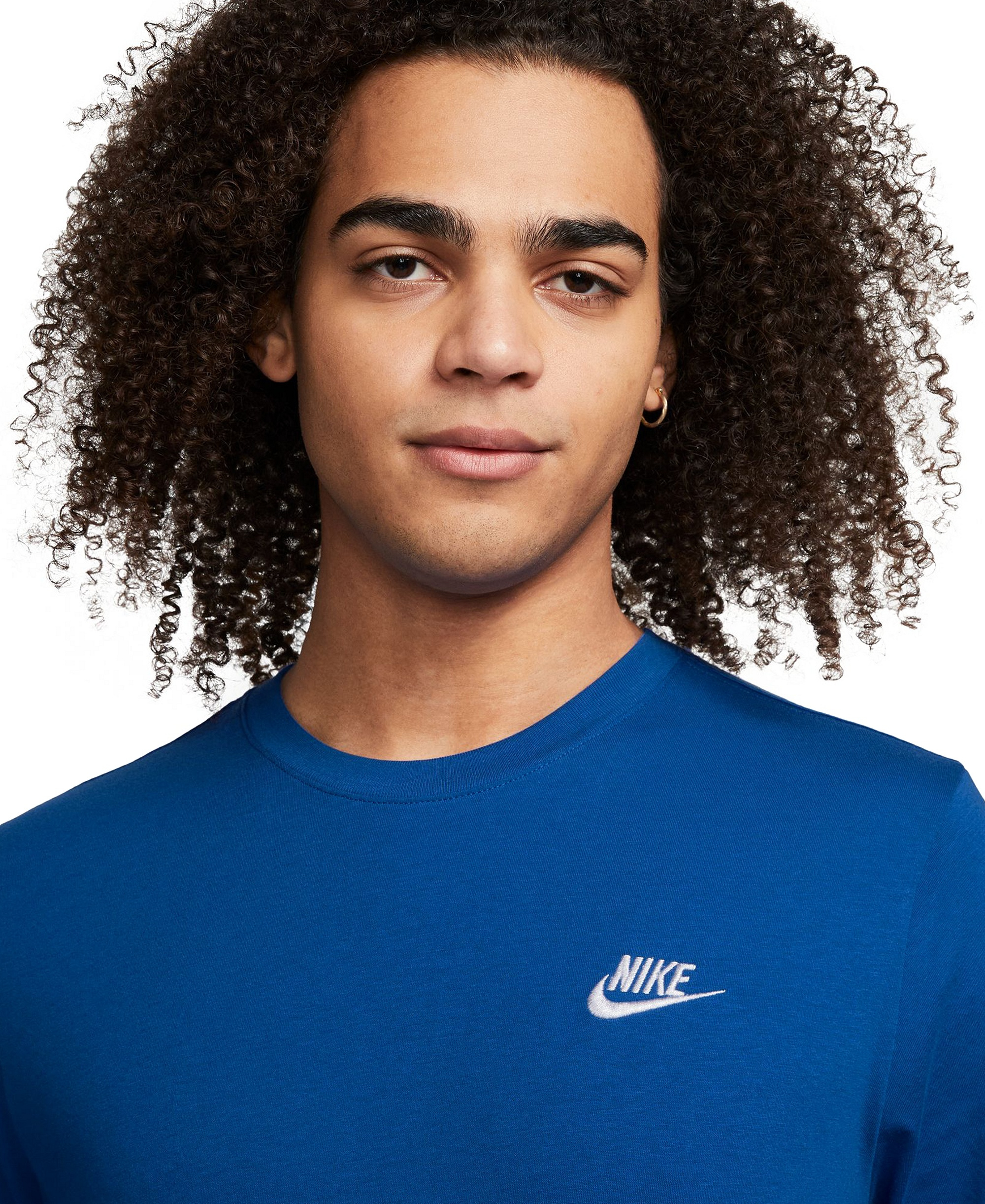 Nike Men's Sportswear Club Crewneck T-Shirt - Game Royal