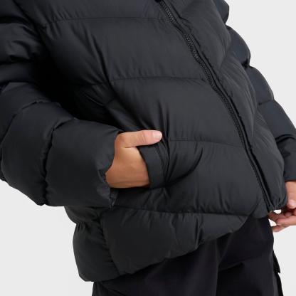 Big Kids' Nithtke Sportswear All Day Play Therma-FIT Loose-Fit Puffer Jacket - Black/White