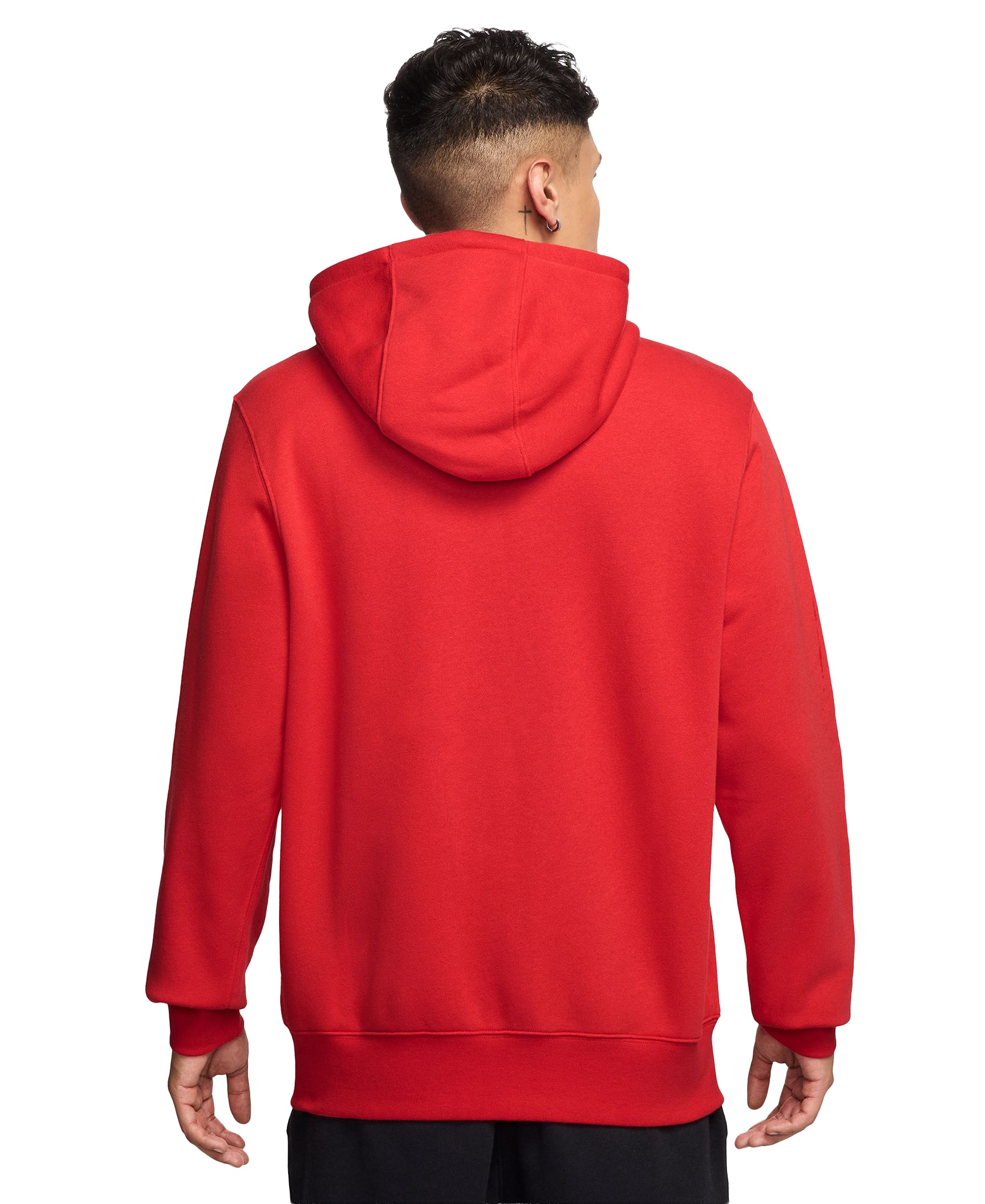 Nike Men's Full-Zip Fleece Regular-Fit Hoodie - University Red/White