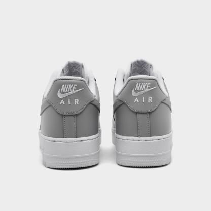 Men's Nike Air Force 1 '07 Low Casual Shoes - White/White/Light Smoke Grey/Light Smoke Grey