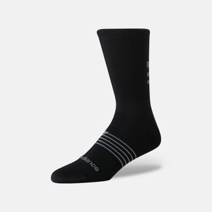 New Balance Pro Run Graphic Crew Socks 1 Pair, AC5646ZBK