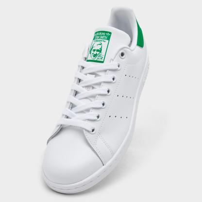 Women's adidas Originals Stan Smith Casual Shoes - Cloud White/Cloud White/Green - view 3