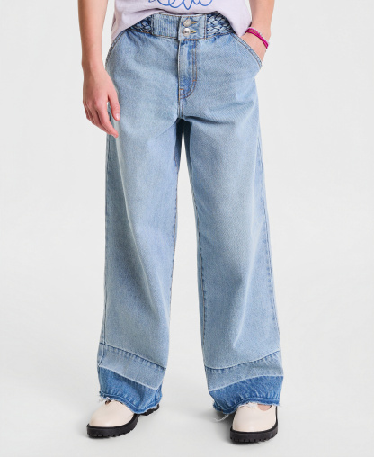 Levi's Girls' 7-16 Braided High-Rise Baggy Jeans - Hang Up