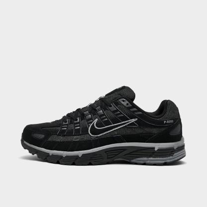 Men's Nithtke P-6000 Casual Shoes - Part 3 - Black/Anthracite/Cool Grey - Left shoe facing left. Outside of the shoe.