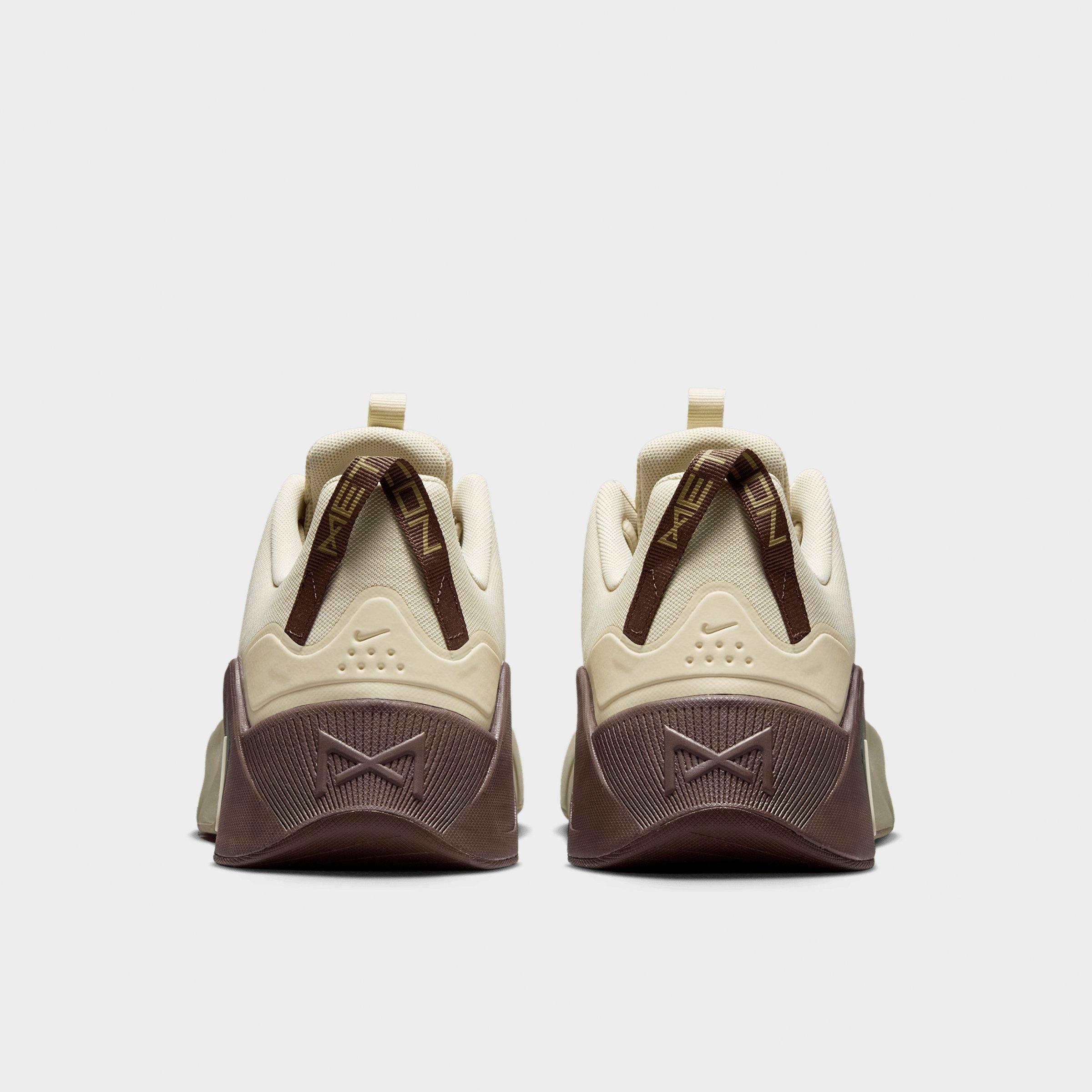 Men's Nithtke Free Metcon 7 Training Shoes - Light Khaki/Light Chocolate/Neutral Olive/Light Khaki - Back view