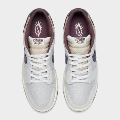 Men's Nike Dunk Low Retro SE Casual Shoes - Off White/Spruce Aura/Moon Particle/Dark Raisin