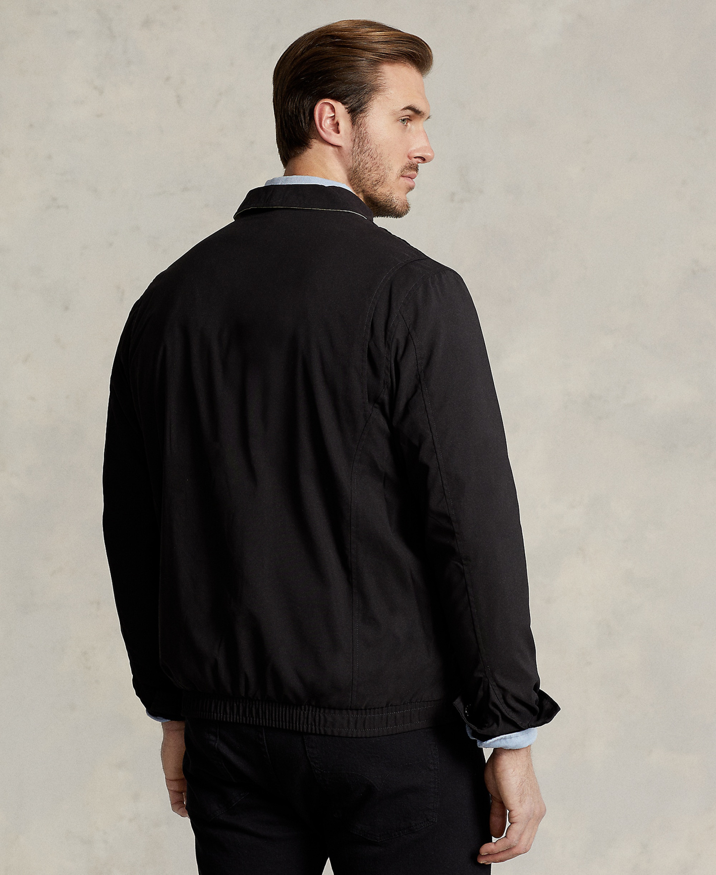 Polo Ralph Lauren Men's Big & Tall Bi-Swing Windbreaker Jackets - RL Black