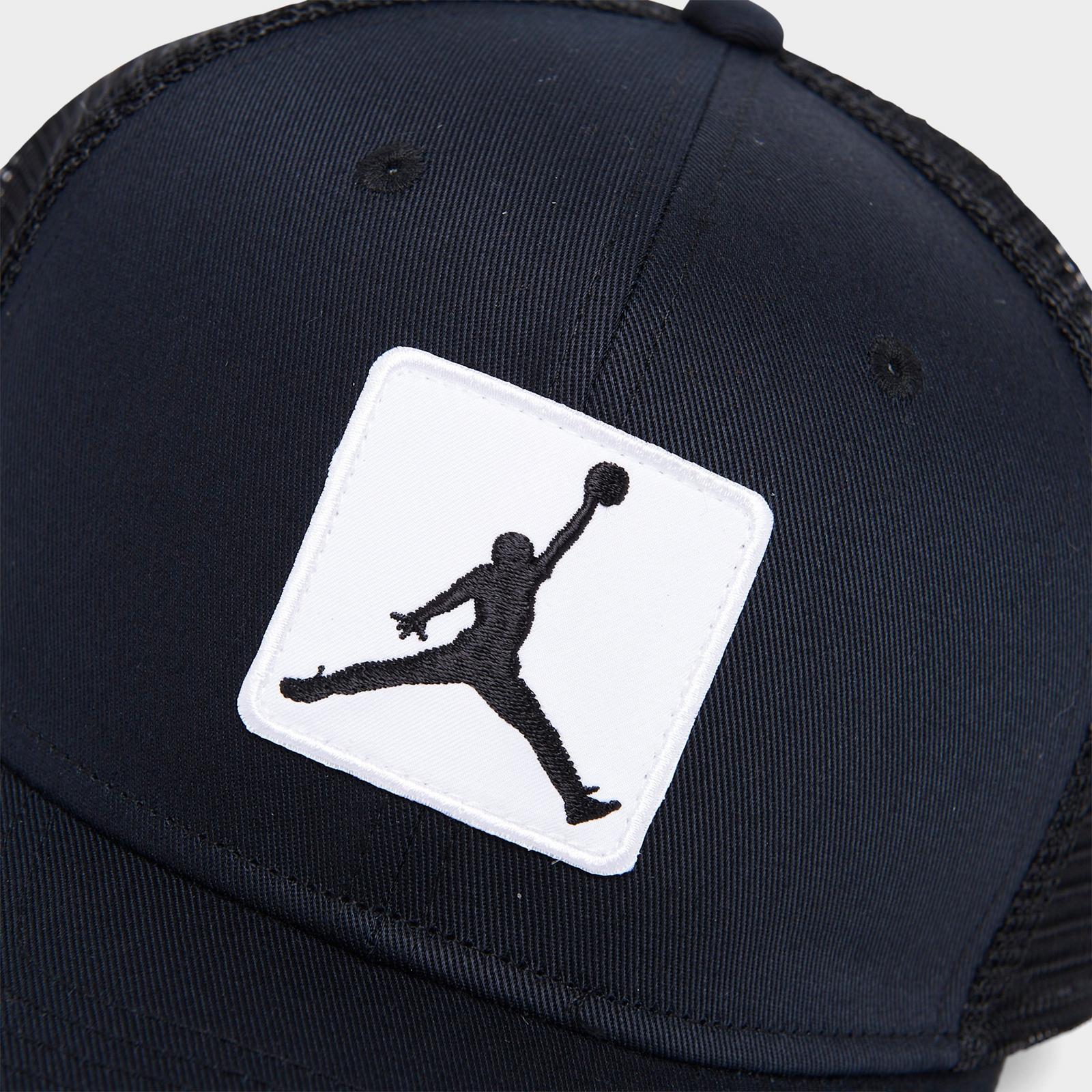 Jordan Rise Trucker Hat - Black/White - view 5