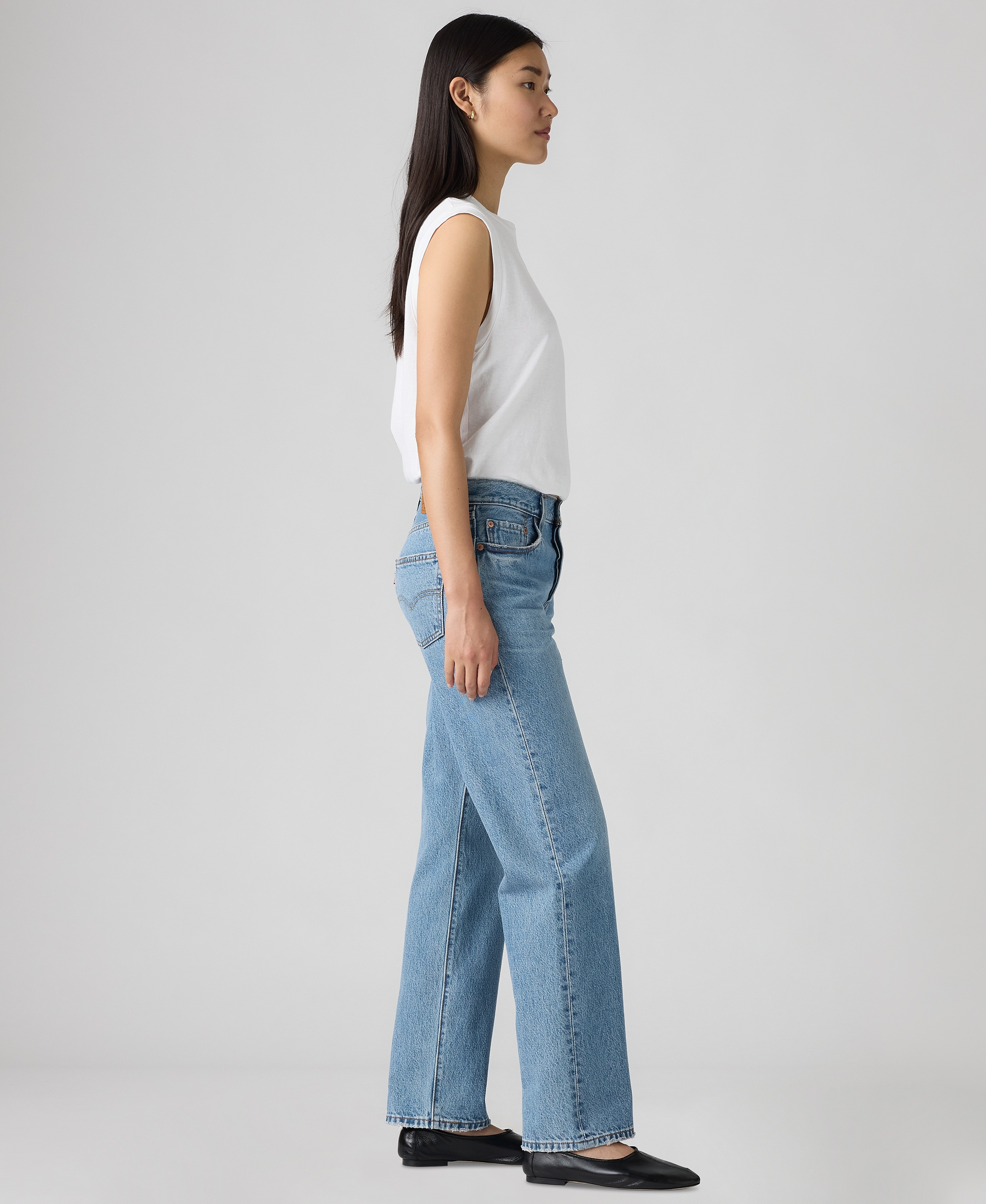Levi's Premium Women's 501 90's Mid-Rise Straight-Fit Jeans 30" - In Love With You