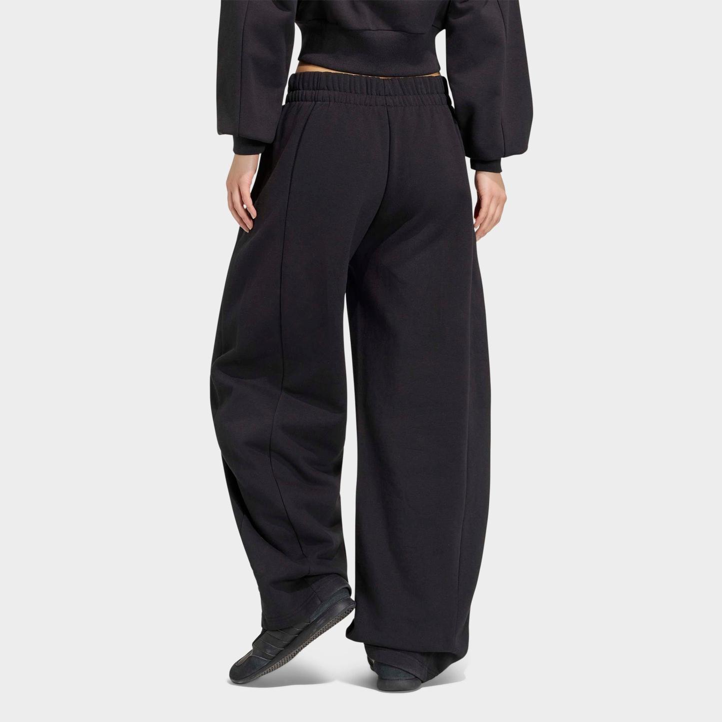 Women's adidas Essentials Contemporary Fleece Barrel Pants - Black