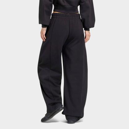 Women's adidas Essentials Contemporary Fleece Barrel Pants - Black
