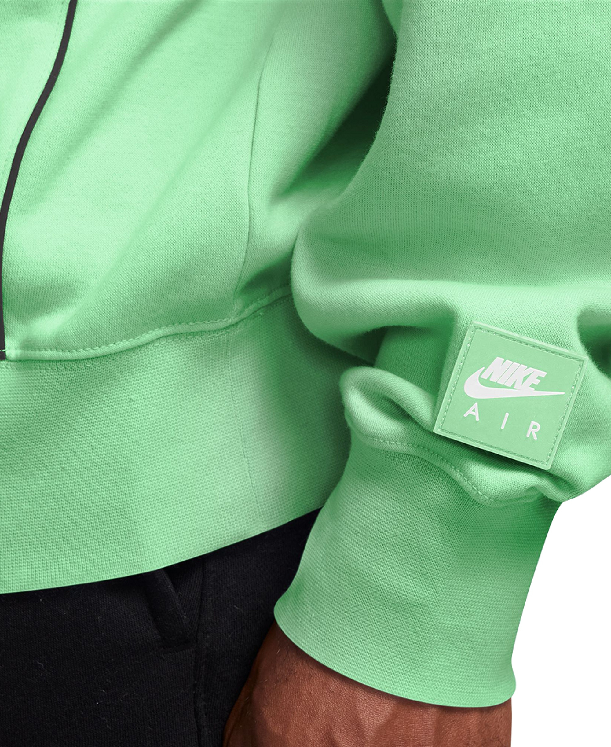 Nike Men's Air Fleece Pullover Hoodie - Cucumber Calm/Black