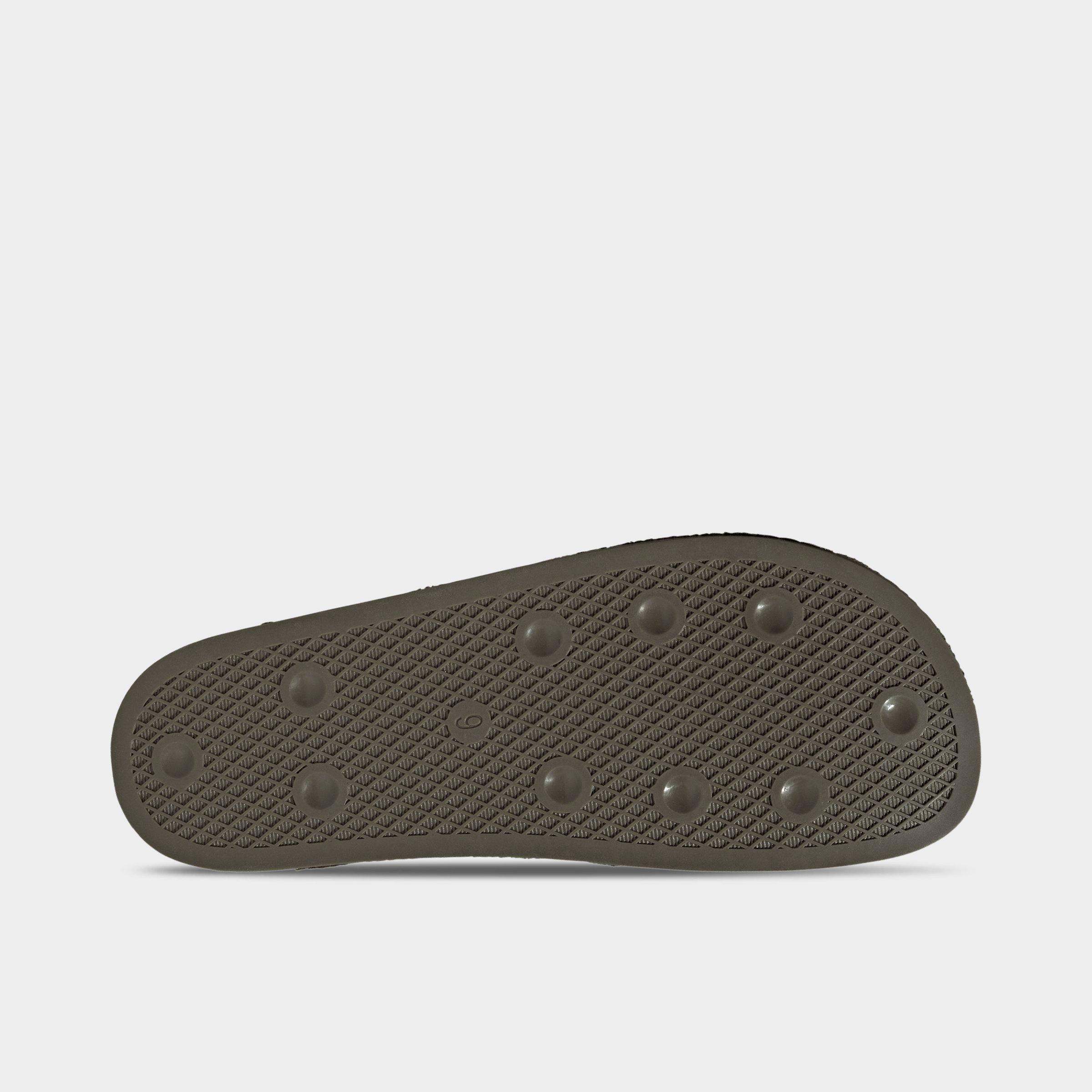 Men's adidas Originals Adimule Slide Sandals - Branch/Cardboard - Bottom view