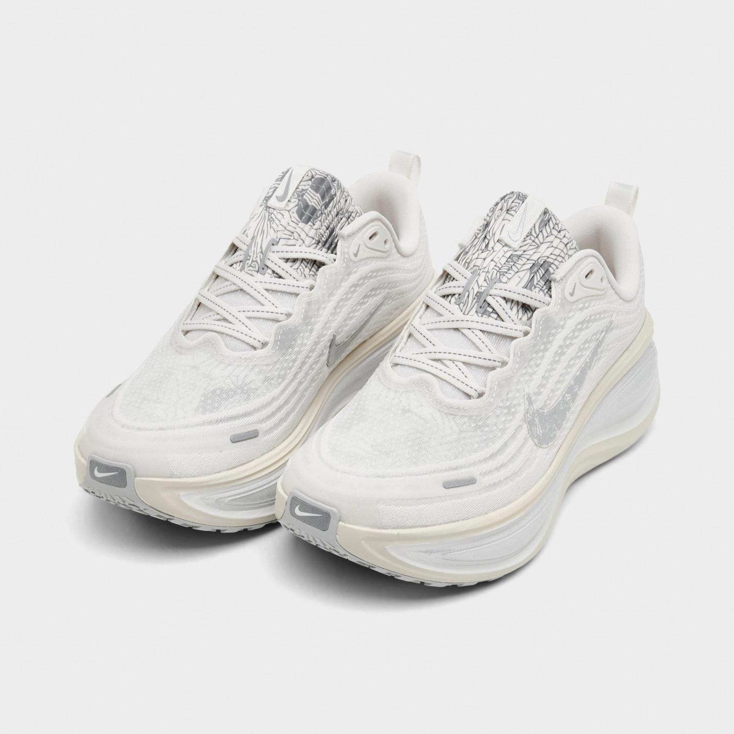 Women's Nithtke Vomero Plus Running Shoes - Part 2 - Phantom/Grey Fog/Light Smoke Grey/Summit White - Both shoes facing left